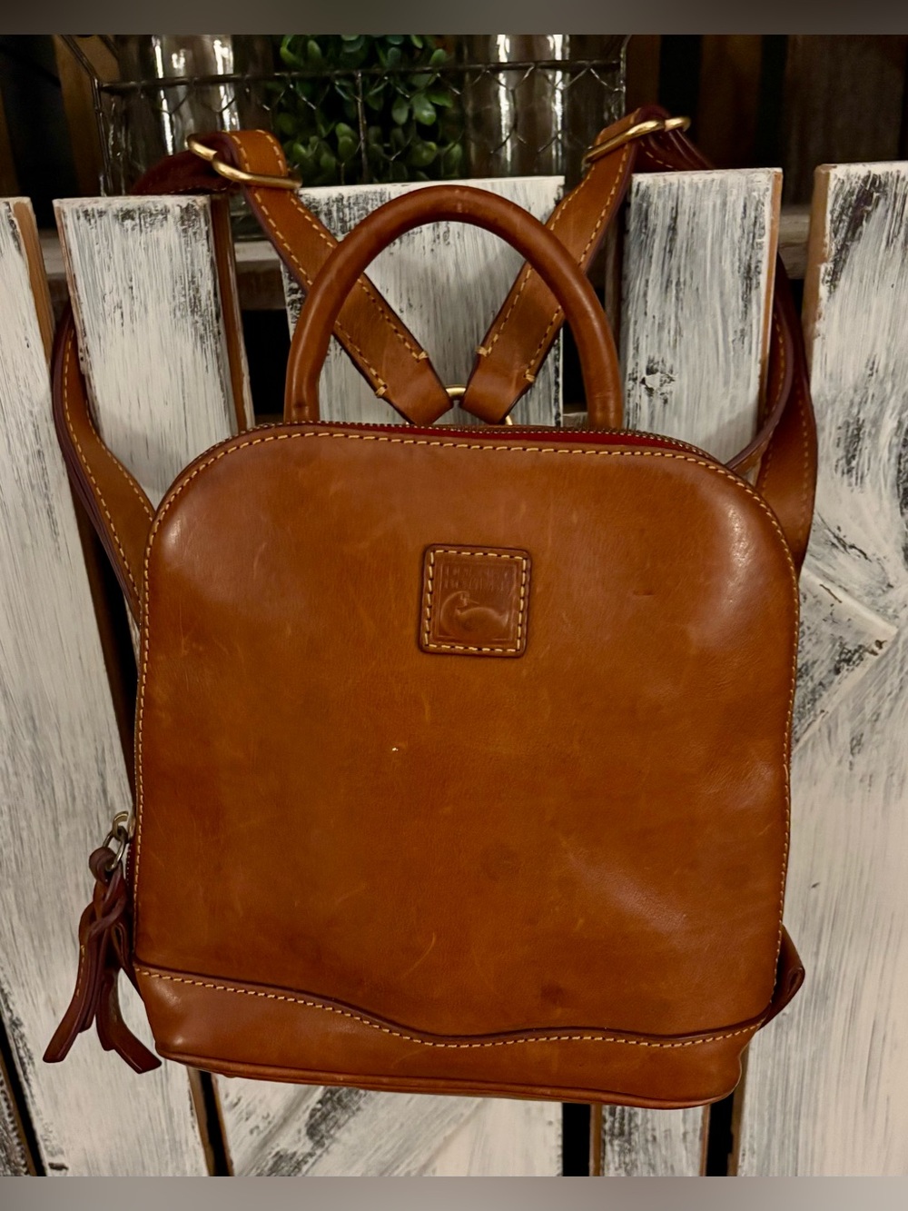 Dooney & Bourke Florentine Zip Pod Leather Backpack